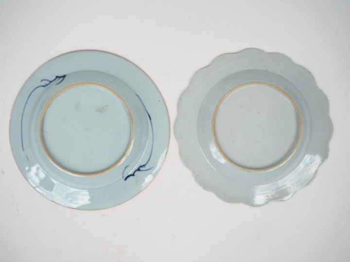 Chine XVIIIème période Qianlong pour la compagnie des Indes. Assiette 