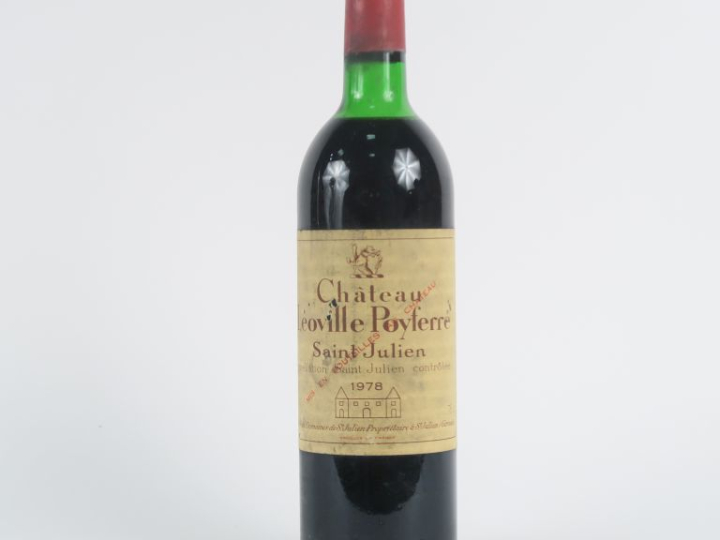 1 BOUTEILLE CHÂTEAU LÉOVILLE POYFERRÉ ST JULIEN - 1978 - HEP/EF