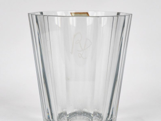 Vente aux enchères René LALOU pour BACCARAT. Seau à champagne en cristal, cuvée Mumm René