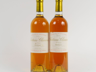Vente aux enchères 2 BOUTEILLES CHÂTEAU CLIMENS 1er CC SAUTERNES - 2002