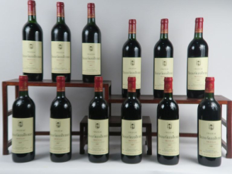 Vente aux enchères 12 BOUTEILLES CHÂTEAU BRANAS GRAND POUJEAUX MOULIS - 1987 - CBO - BG à