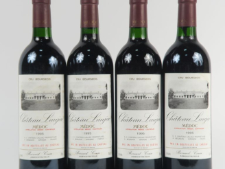 Vente aux enchères 4 BOUTEILLES CHÂTEAU LAUJAC CB MEDOC - 1995