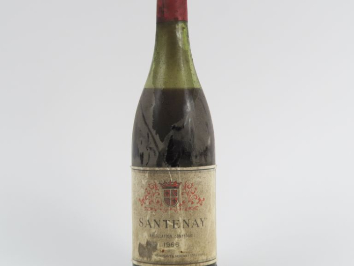 1 BOUTEILLE SANTENAY NICOLAS - 1966 - 6 CM/BS