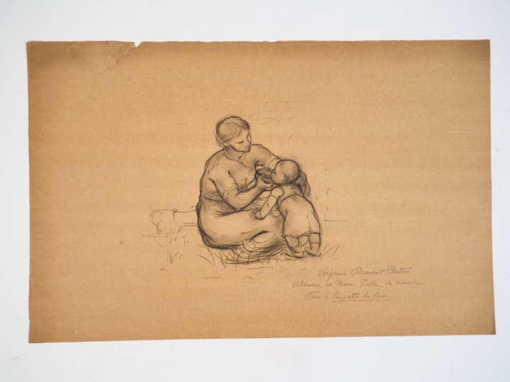 Virginie DEMONT-BRETON.  "Adrienne et Marie Telle, sa nourrice".  Cray