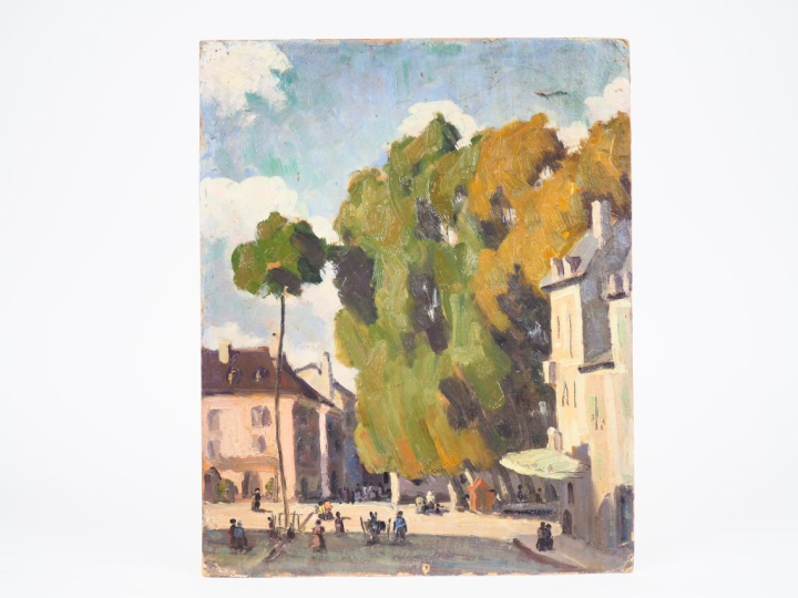 Mario CAVAGLIERI.  "villa à San Martino", Circa 1917  Dim. 41 x 33 cm
