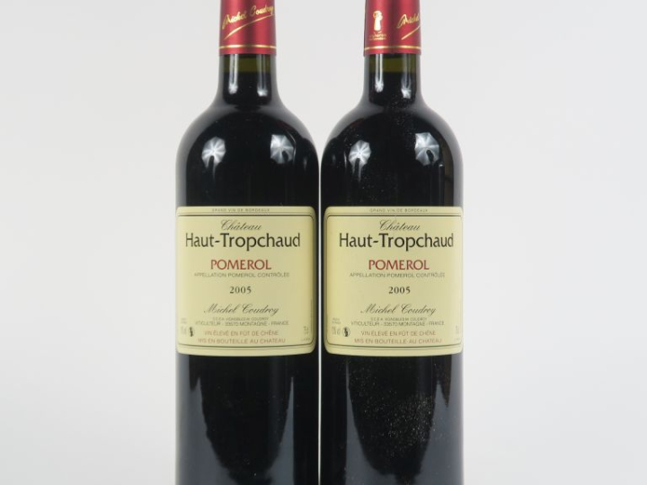 2 BOUTEILLES CHÂTEAU HAUT TROPCHAUD POMEROL - 2005