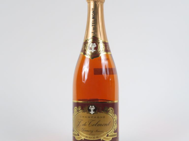 1 BOUTEILLE CHAMPAGNE ROSÉ J. DE TELMONT