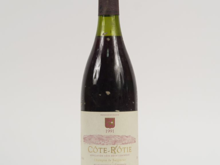 1 BOUTEILLE CÔTE ROTIE 'CHAMPIN LE SEIGNEUR' J.M. GÉRIN - 1991
