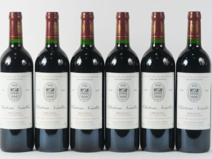 6 BOUTEILLES CHÂTEAU NOAILLAC CB MÉDOC - 1998