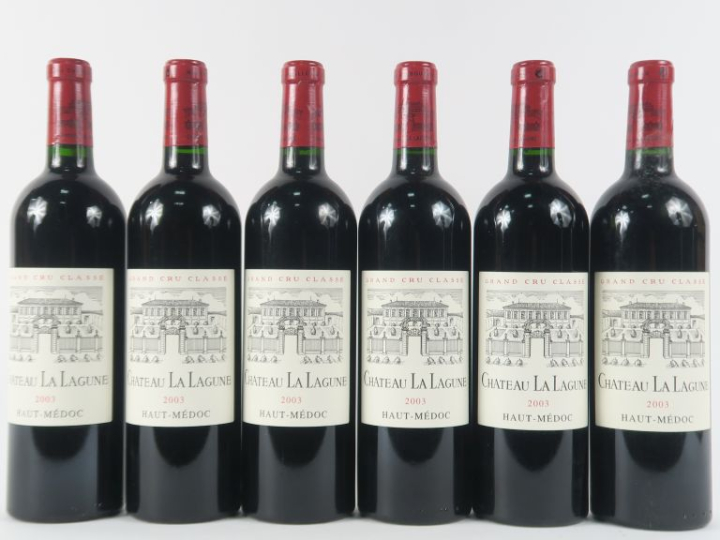 6 BOUTEILLES CHÂTEAU LA LAGUNE GCC HAUT MÉDOC - 2003 - CBO