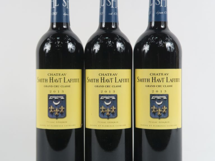 3 BOUTEILLES CHÂTEAU SMITH HAUT LAFITTE GCC GRAVES - 2013
