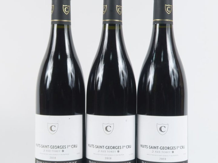 3 BOUTEILLES NUITS ST GEORGES 1er CRU 'AUX TOREY' DOMAINE CHICOTOT - 2