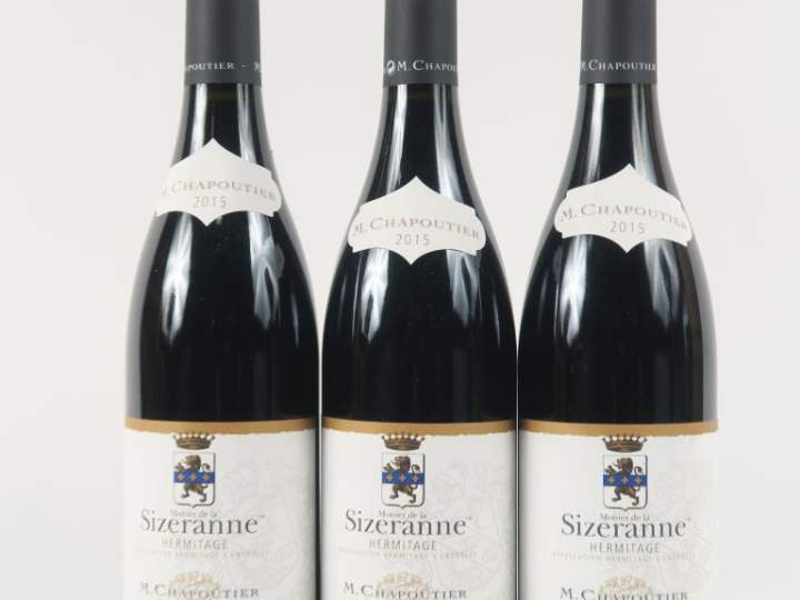 3 BOUTEILLES HERMITAGE 'MONNIER DE LA SIZERANNE' MICHEL CHAPOUTIER - 2