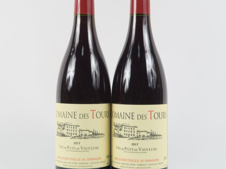 2 BOUTEILLES DOMAINE DES TOURS EMMANUEL RAYNAUD - 2017