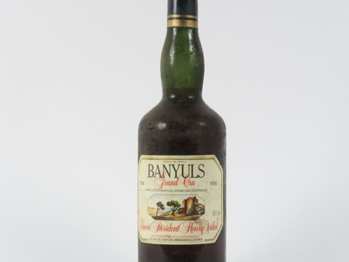 1 BOUTEILLE BANYULS GC 'CUVÉE PRÉSIDENT HENRY VIDAL' - 1956