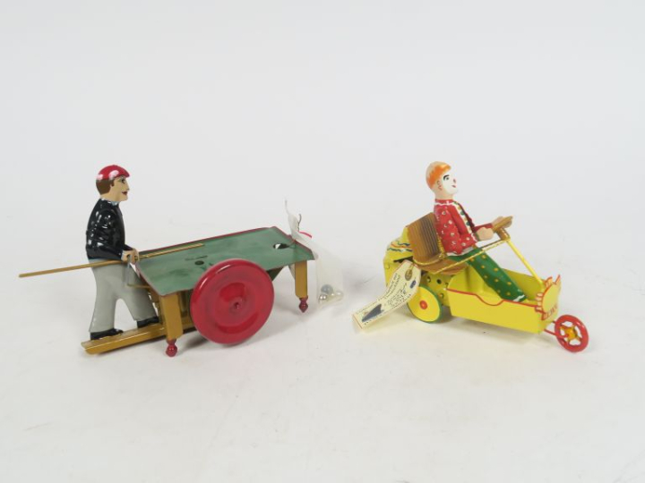 Lot de 2 jouets en tôle création des années 2000, Tuches et Wathes Ger