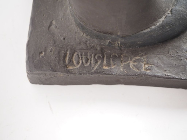 Louis LOPEZ.  "Torero". Sculpture en composition. Signée. H. 47 cm.