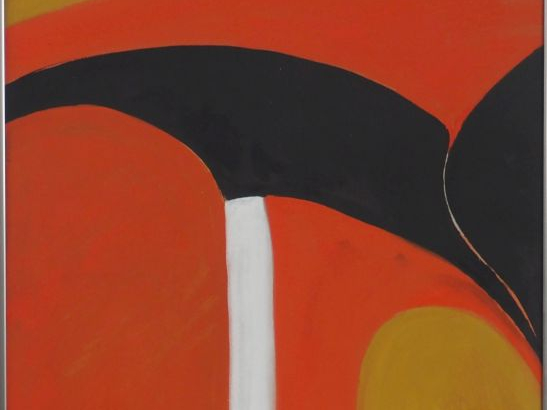 T'ANG HAYWEN. "Composition polychrome". Gouache. Provenance : Collecti