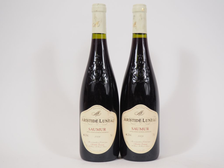 2 BOUTEILLES SAUMUR ARISTIDE LUNEAU - 2009