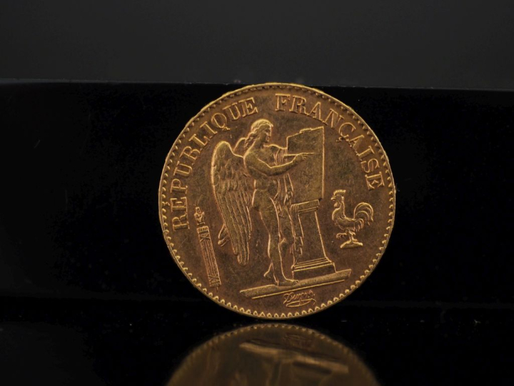 Pièce de 20 Francs or, 1896-A. FRAIS ACHETEURS 10% HT.   