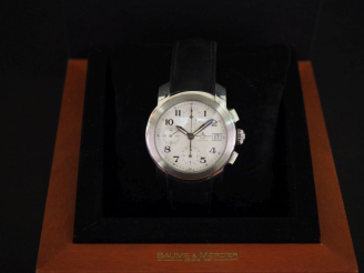 Vente aux enchères BAUME MERCIER No. 3762563 No. MVO 45216 Chronographe bracelet en acier