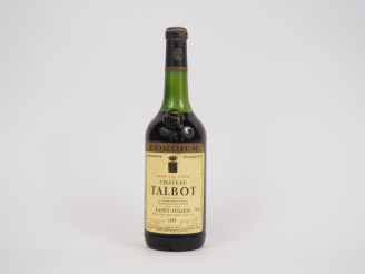 Vente aux enchères 1 BOUTEILLE CHÂTEAU TALBOT GCC ST JULIEN - 1975