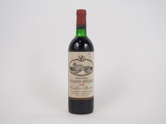 Vente aux enchères 1 BOUTEILLE CHÂTEAU CHASSE SPLEEN MOULIS MEDOC - 1978 - LB