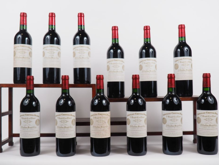 12 BOUTEILLES CHÂTEAU CHEVAL BLANC 1er GCC ST EMILION - 1995 - CBO