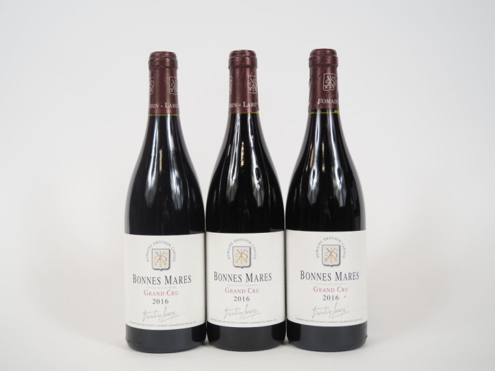 3 BOUTEILLES BONNES MARES GC DOMAINE DROUHIN LAROZE - 2016