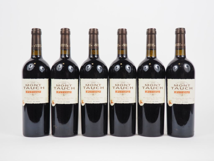 6 BOUTEILLES MONT TAUCH FITOU - 2000 - CBO