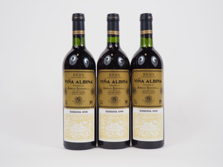 3 BOUTEILLES VINA ALBINA "RESERVA" RIOJA - 1996