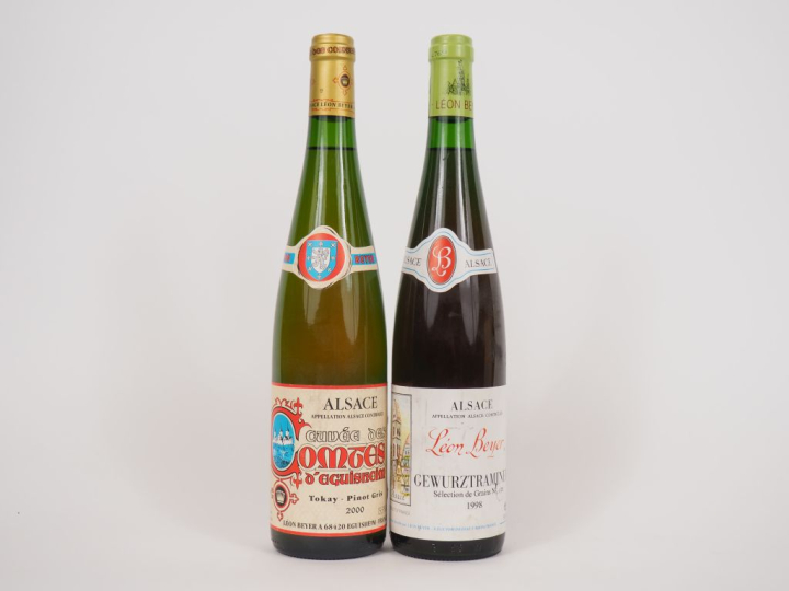 2 BOUTEILLES : 1 CUVÉE DES COMTES D'AGUISHEIM TOKAY PINOT GRIS - 2000/