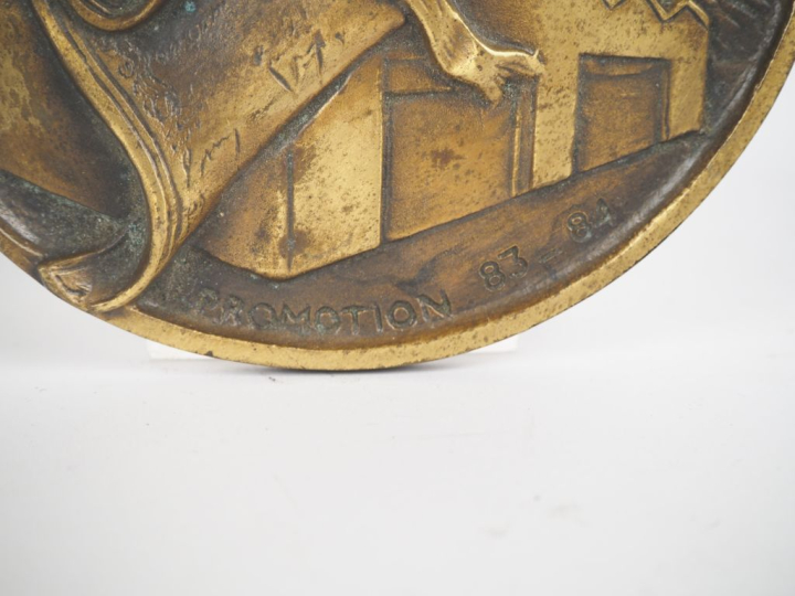 Aérospatiale Toulouse.  Plaque en bronze C.E. Promotion 83-84.