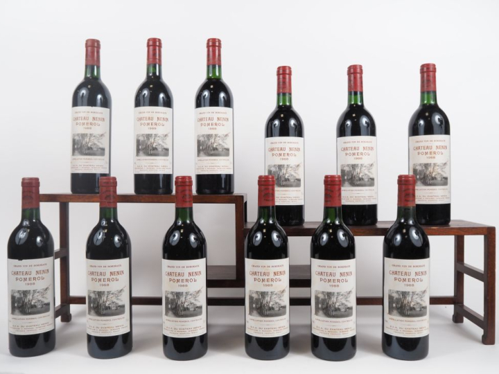 12 BOUTEILLES CHÂTEAU NENIN POMEROL - 1988 - 9 BG