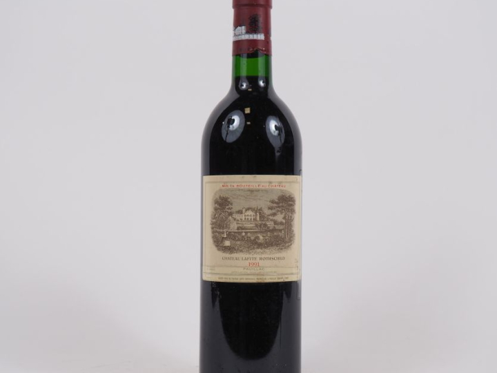 1 BOUTEILLES CHÂTEAU LAFITE ROTHSCHILD 1er GCC PAUILLAC - 1991 - CAPS 