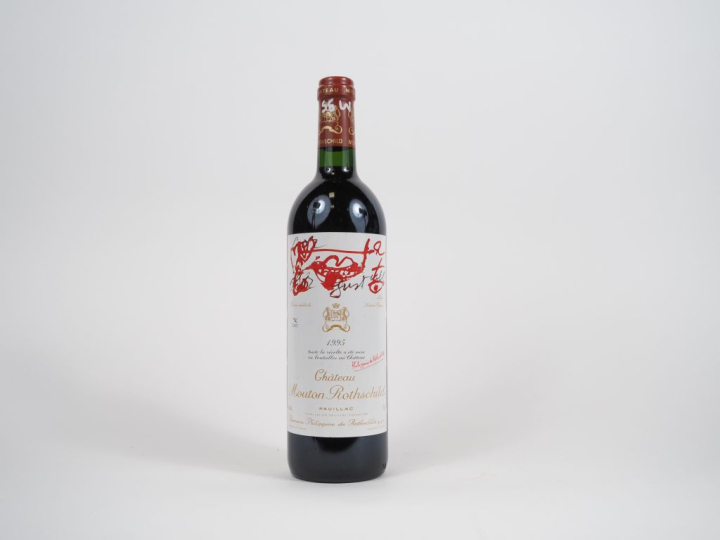 1 BOUTEIILLE CHÂTEAU MOUTON ROTHSCHILD 1er GCC PAUILLAC - 1995