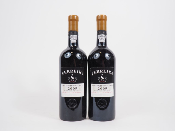 2 BOUTEILLES PORTO FERREIRA "LATE BOTTLED VINTAGE PORTO" - 2009