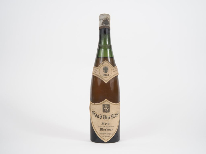 1 BOUTEILLE GRAND BLANC SEC MORANGE "AVEC POÈME" - 1961
