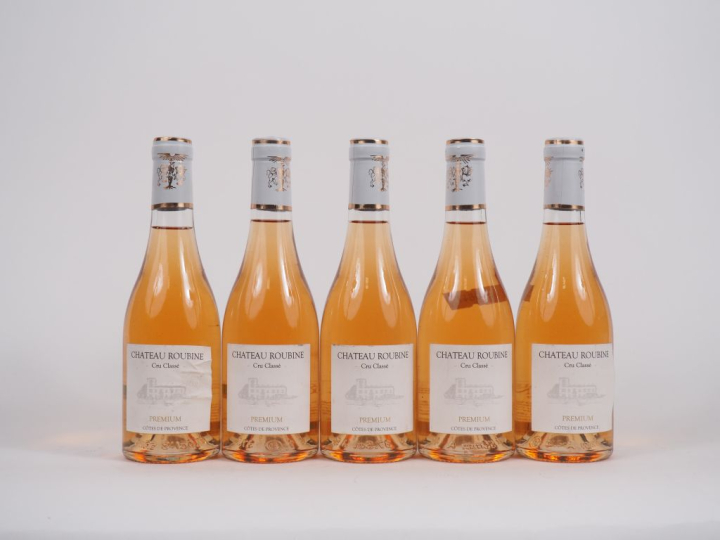 5 BOUTEILLES (37,5 CL) CHÂTEAU ROUBINE CC CÔTES DE PROVENCE PREMIUM - 