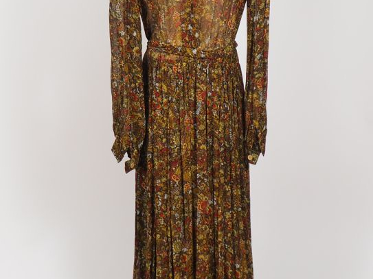 Jean-Louis SCHERRER, Boutique, Paris Ensemble comprenant :  - une robe