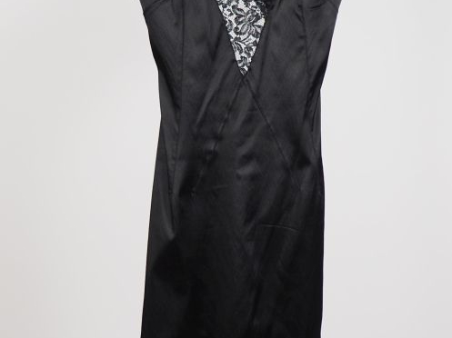 DOLCE   GABBANA Robe du soir noir en viscose (65%), polyester (31%) et