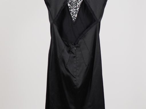 DOLCE   GABBANA Robe du soir noir en viscose (65%), polyester (31%) et