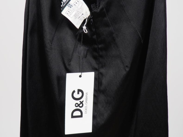 DOLCE   GABBANA Robe du soir noir en viscose (65%), polyester (31%) et