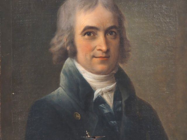 Ecole Française vers 1800, entourage de Laneuville "Portrait d'homme l
