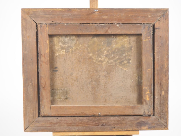 FILIPPO PALIZZI.  "L'âne" Huile sur toile, monogrammée en bas à droite