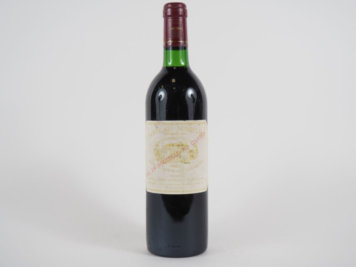 1 BOUTEILLLE CHÂTEAU MARGAUX 1er GCC MARGAUX - 1982 - BG/EF