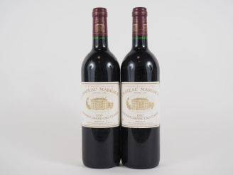 Vente aux enchères 2 BOUTEILLES CHÂTEAU MARGAUX 1er GCC MARGAUX - 1998