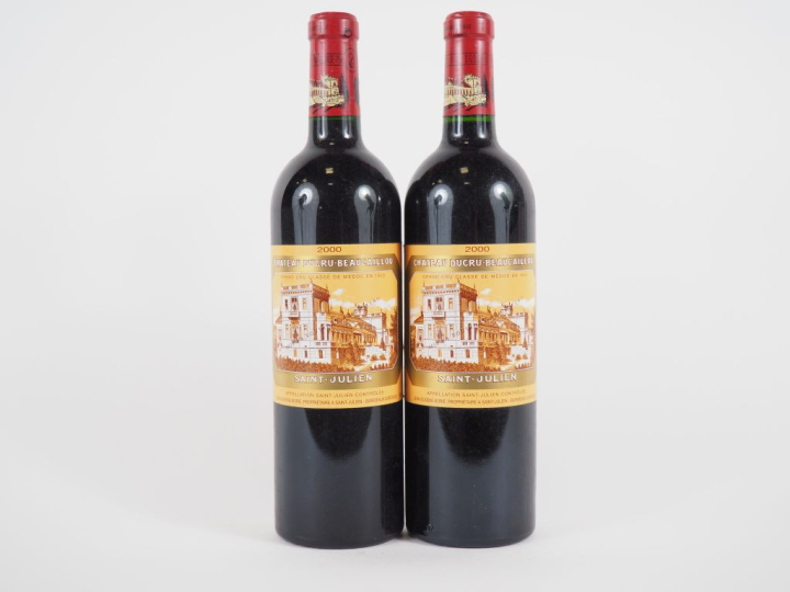 2 BOUTEILLES CHÂTEAU DUCRU BEAUCAILLOU GCC ST JULIEN - 2000