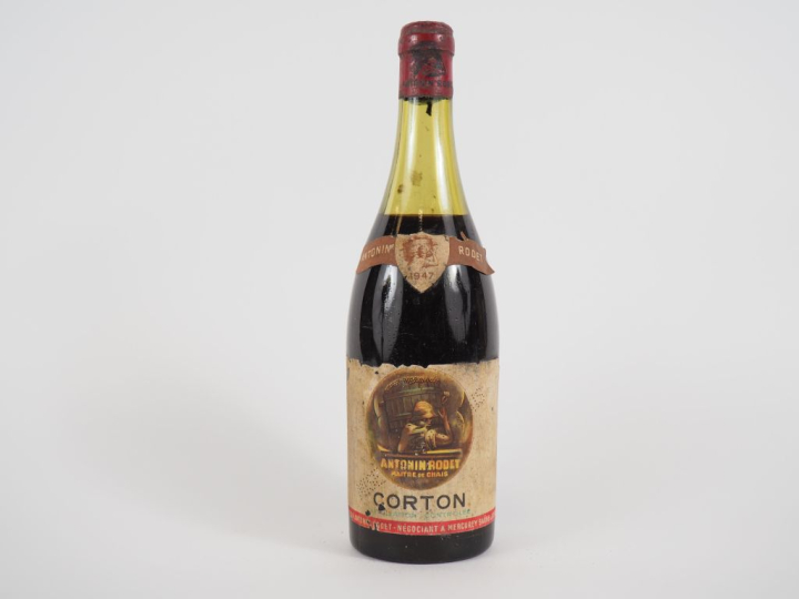 1 BOUTEILLE CORTON ANTONIN RODET - 1947 - 6,5 CM/EA