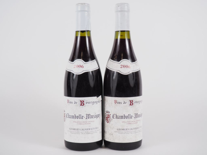 2 BOUTEILLES CHAMBOLLE MUSIGNY GEORGES LIGNIER   FILS - 2006